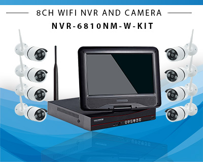 10inch 8ch wireless NVR